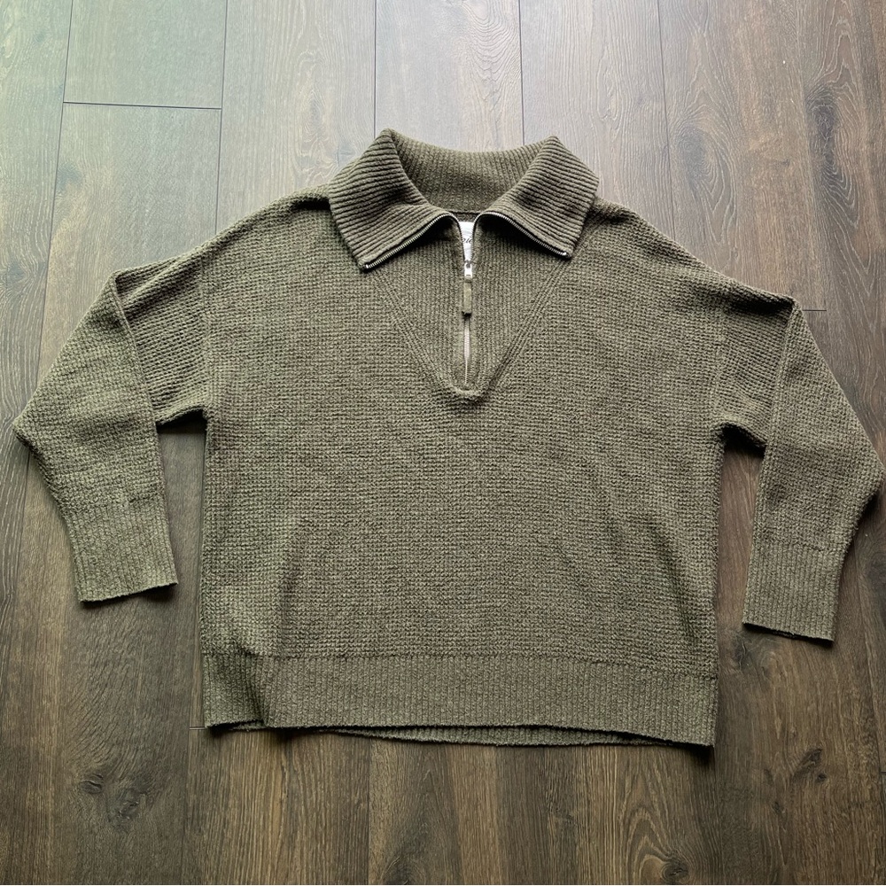 Aerie Zip-Up Sweater